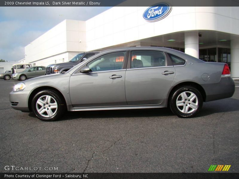 Dark Silver Metallic / Ebony 2009 Chevrolet Impala LS