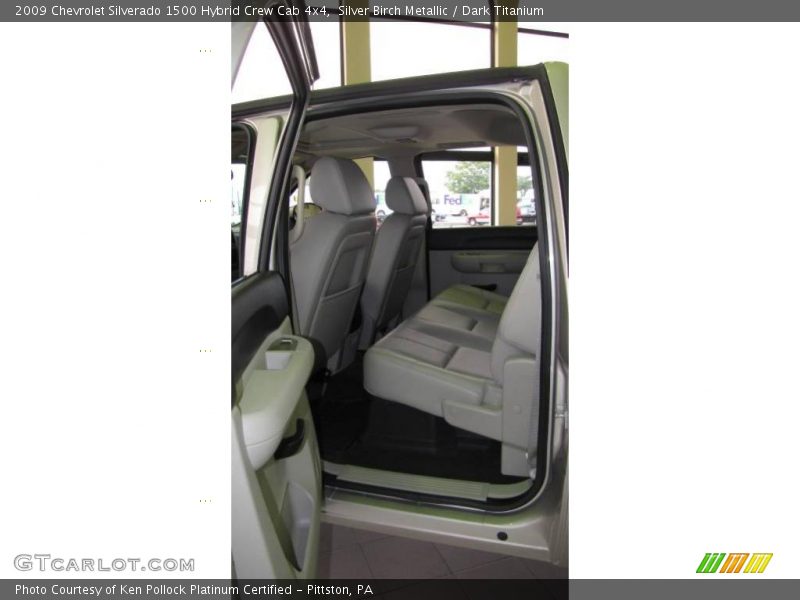Silver Birch Metallic / Dark Titanium 2009 Chevrolet Silverado 1500 Hybrid Crew Cab 4x4