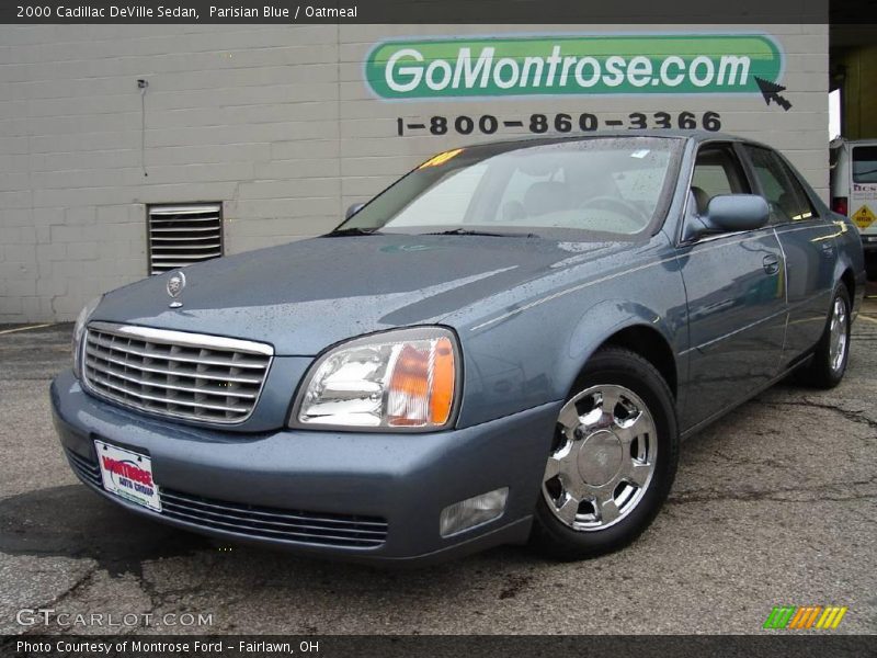 Parisian Blue / Oatmeal 2000 Cadillac DeVille Sedan