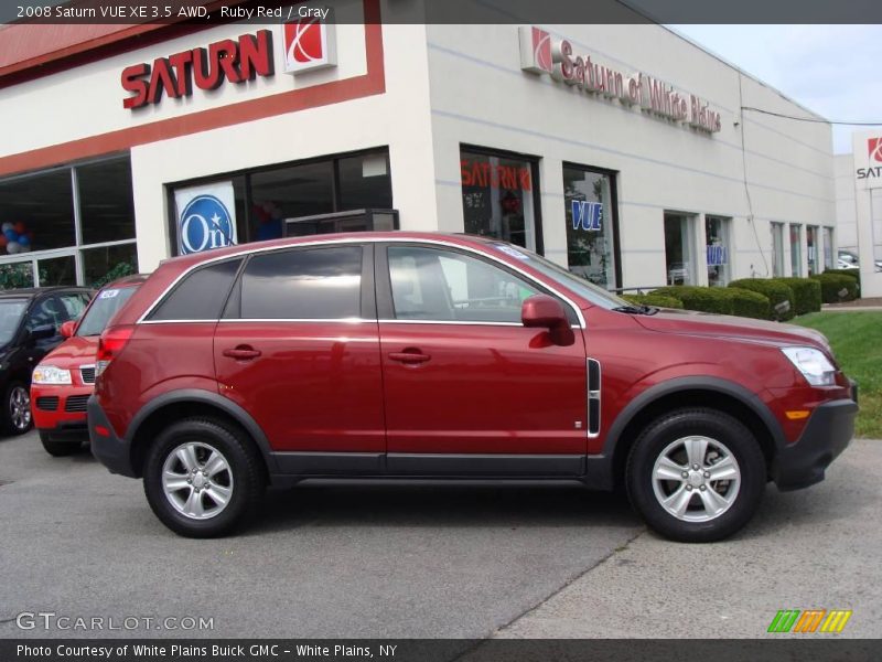 Ruby Red / Gray 2008 Saturn VUE XE 3.5 AWD