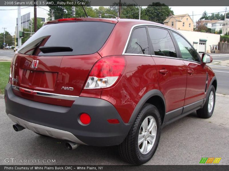 Ruby Red / Gray 2008 Saturn VUE XE 3.5 AWD