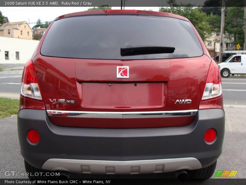 Ruby Red / Gray 2008 Saturn VUE XE 3.5 AWD