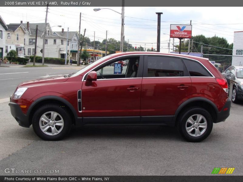 Ruby Red / Gray 2008 Saturn VUE XE 3.5 AWD