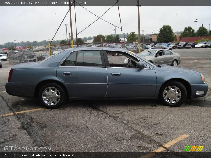 Parisian Blue / Oatmeal 2000 Cadillac DeVille Sedan