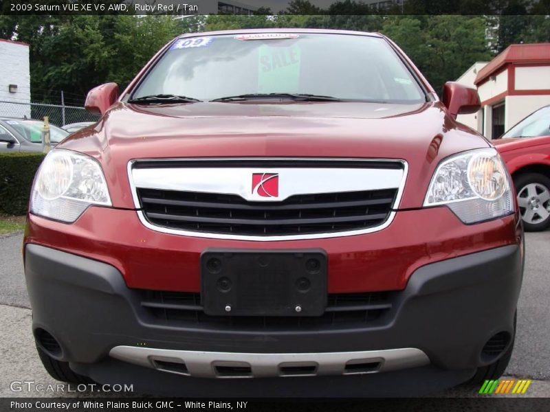 Ruby Red / Tan 2009 Saturn VUE XE V6 AWD