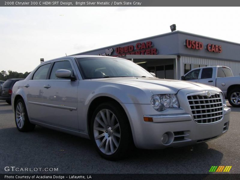 Bright Silver Metallic / Dark Slate Gray 2008 Chrysler 300 C HEMI SRT Design
