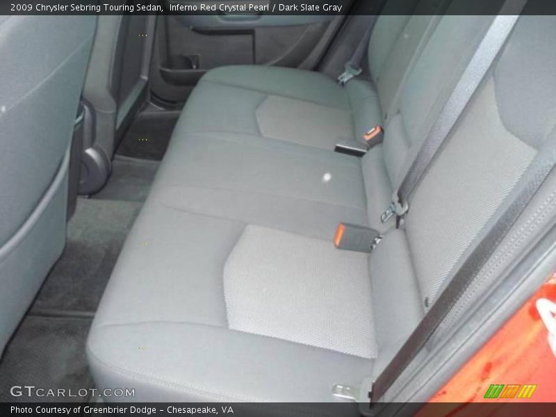 Inferno Red Crystal Pearl / Dark Slate Gray 2009 Chrysler Sebring Touring Sedan