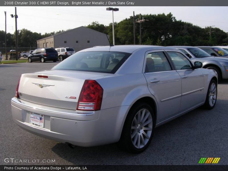 Bright Silver Metallic / Dark Slate Gray 2008 Chrysler 300 C HEMI SRT Design