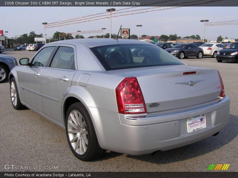 Bright Silver Metallic / Dark Slate Gray 2008 Chrysler 300 C HEMI SRT Design