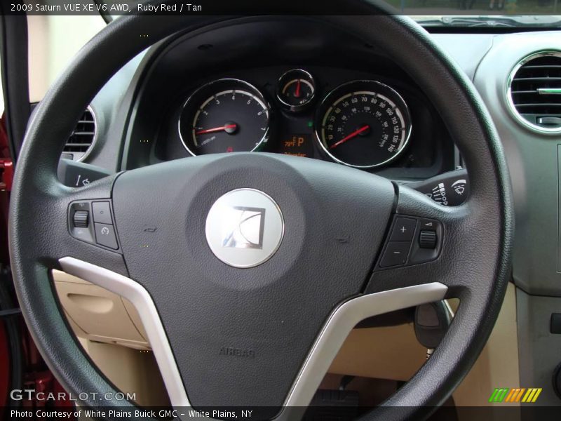 Ruby Red / Tan 2009 Saturn VUE XE V6 AWD