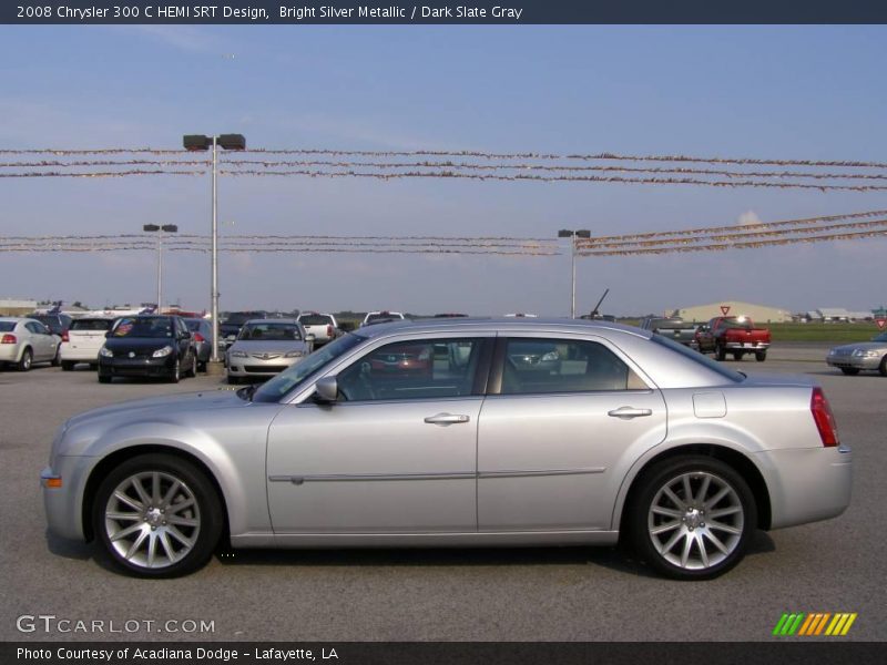 Bright Silver Metallic / Dark Slate Gray 2008 Chrysler 300 C HEMI SRT Design