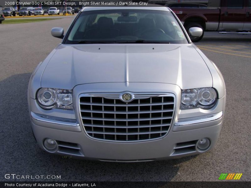 Bright Silver Metallic / Dark Slate Gray 2008 Chrysler 300 C HEMI SRT Design