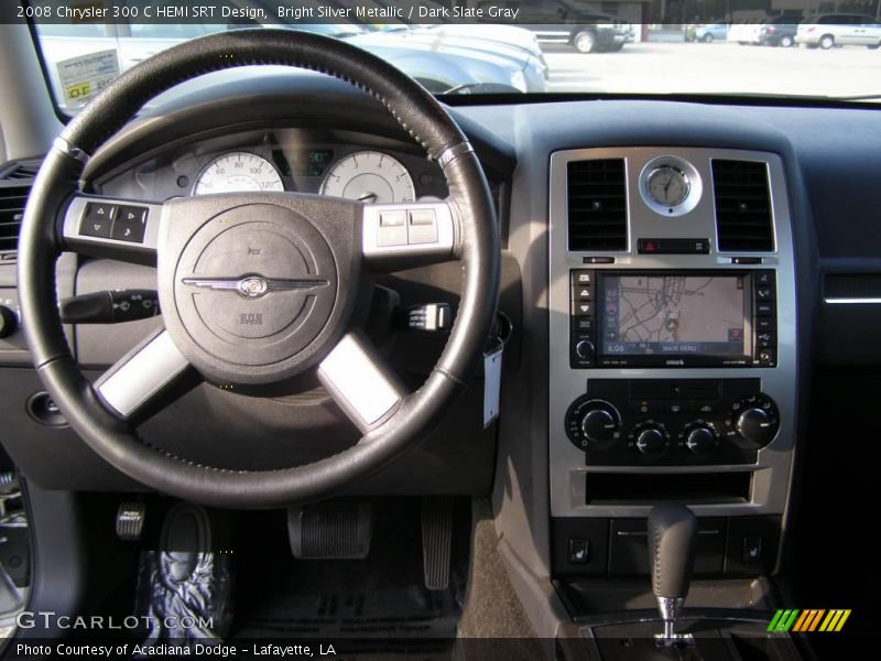 Bright Silver Metallic / Dark Slate Gray 2008 Chrysler 300 C HEMI SRT Design