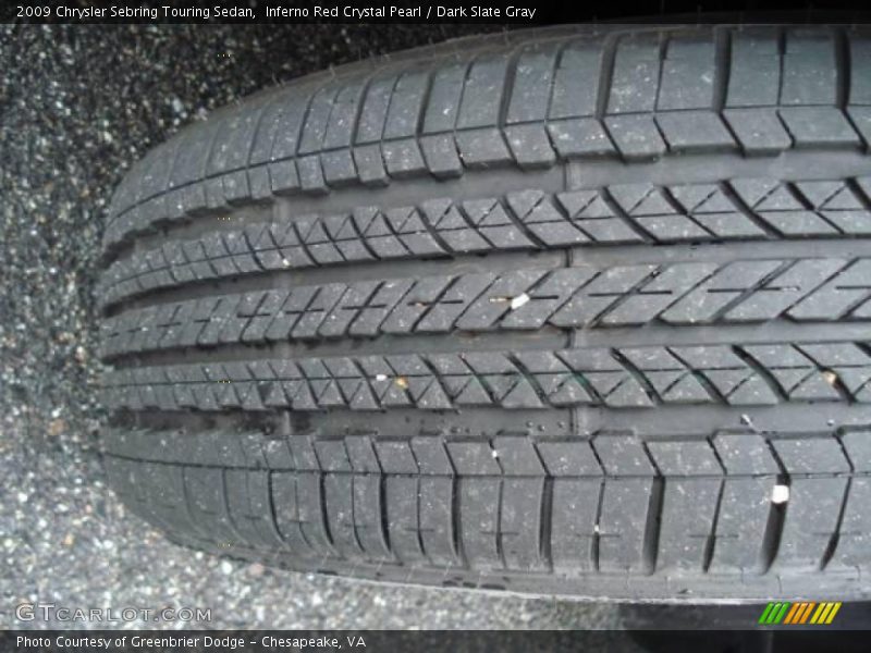 Inferno Red Crystal Pearl / Dark Slate Gray 2009 Chrysler Sebring Touring Sedan