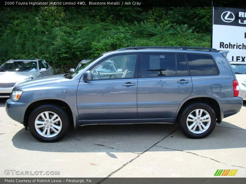 Bluestone Metallic / Ash Gray 2006 Toyota Highlander Hybrid Limited 4WD