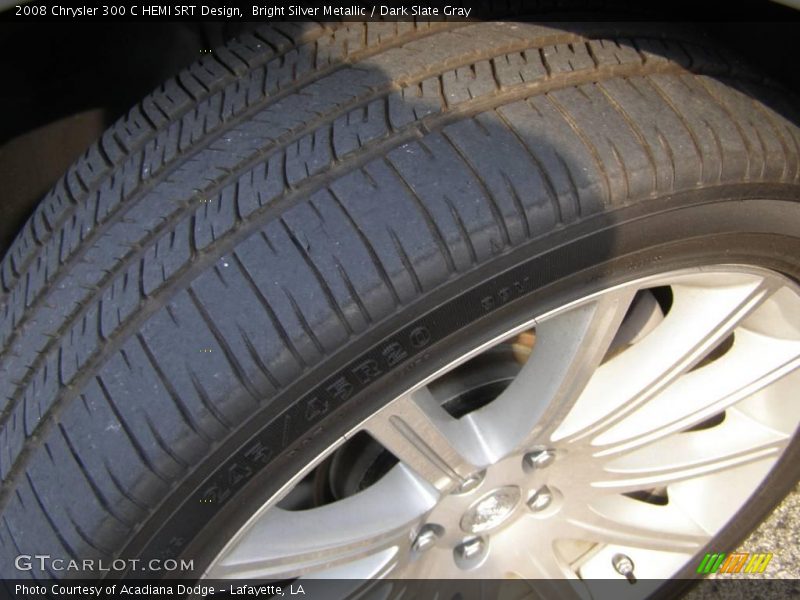 Bright Silver Metallic / Dark Slate Gray 2008 Chrysler 300 C HEMI SRT Design