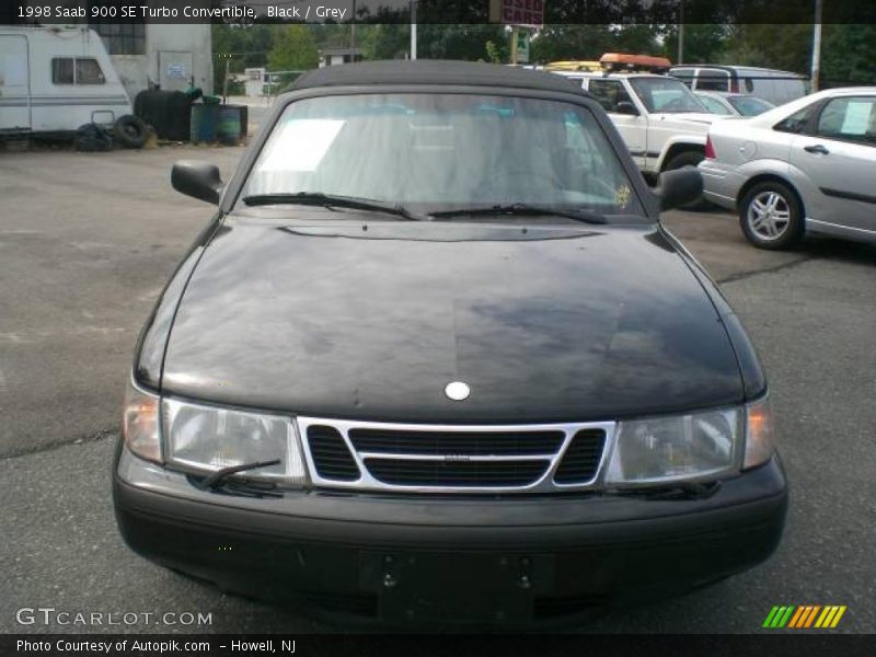 Black / Grey 1998 Saab 900 SE Turbo Convertible