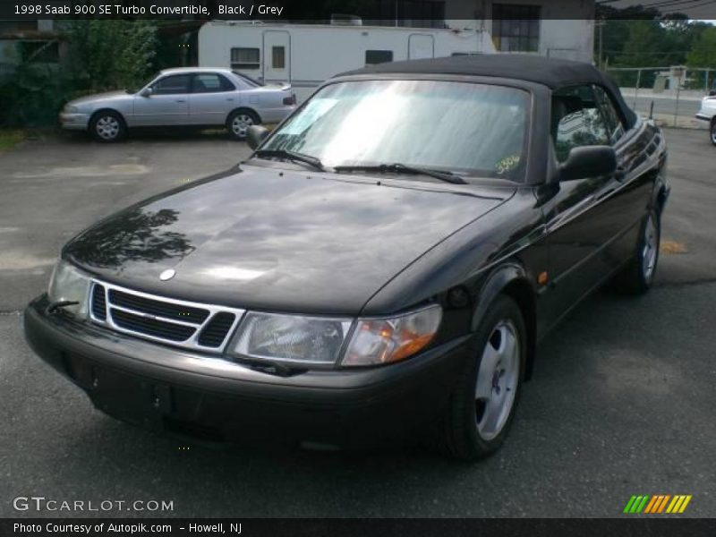Black / Grey 1998 Saab 900 SE Turbo Convertible