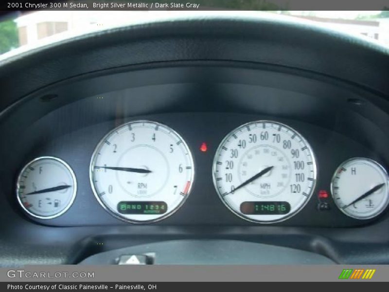 Bright Silver Metallic / Dark Slate Gray 2001 Chrysler 300 M Sedan
