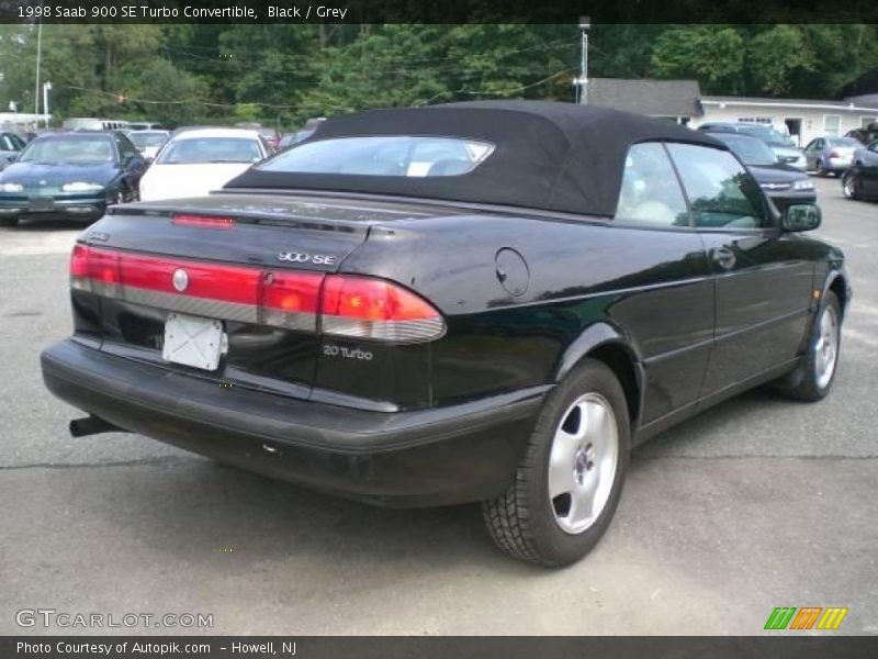 Black / Grey 1998 Saab 900 SE Turbo Convertible