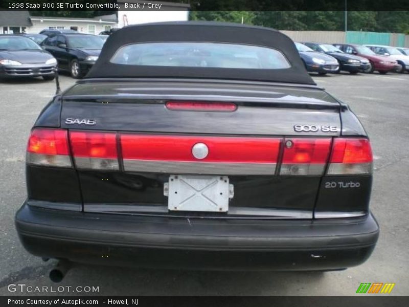 Black / Grey 1998 Saab 900 SE Turbo Convertible
