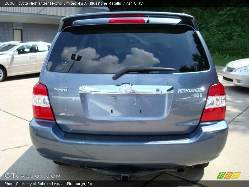 Bluestone Metallic / Ash Gray 2006 Toyota Highlander Hybrid Limited 4WD