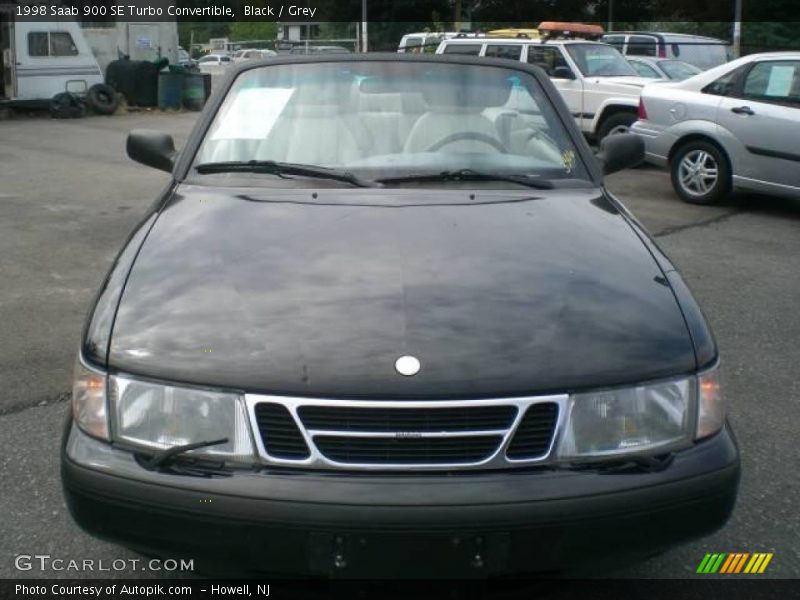 Black / Grey 1998 Saab 900 SE Turbo Convertible