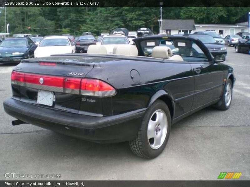 Black / Grey 1998 Saab 900 SE Turbo Convertible