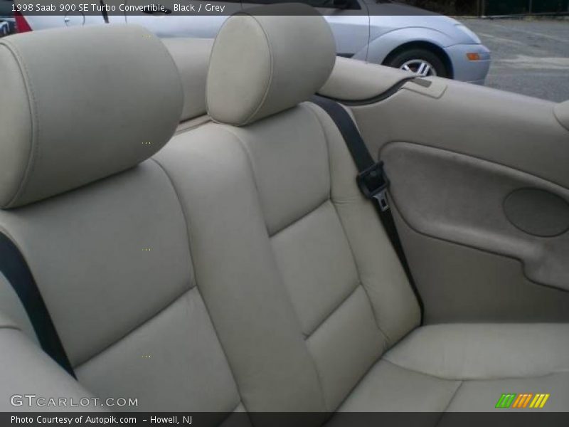 Black / Grey 1998 Saab 900 SE Turbo Convertible