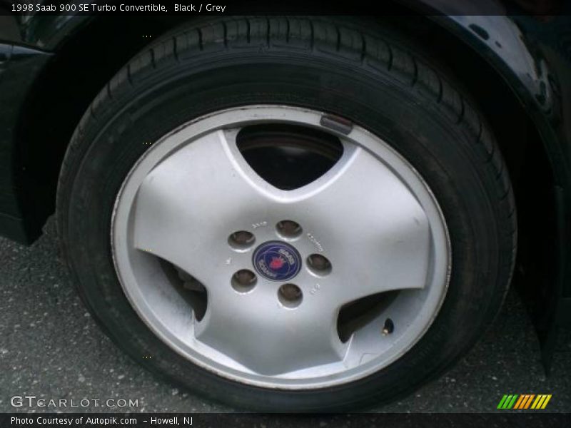 Black / Grey 1998 Saab 900 SE Turbo Convertible
