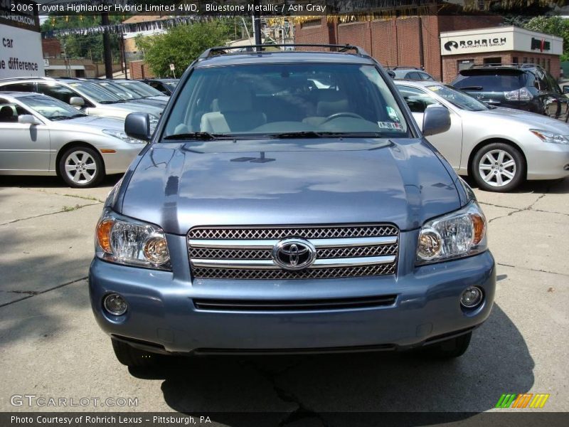 Bluestone Metallic / Ash Gray 2006 Toyota Highlander Hybrid Limited 4WD