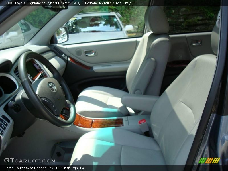 Bluestone Metallic / Ash Gray 2006 Toyota Highlander Hybrid Limited 4WD
