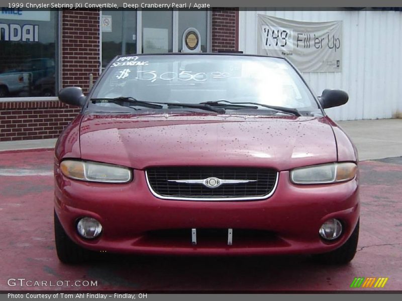 Deep Cranberry Pearl / Agate 1999 Chrysler Sebring JXi Convertible