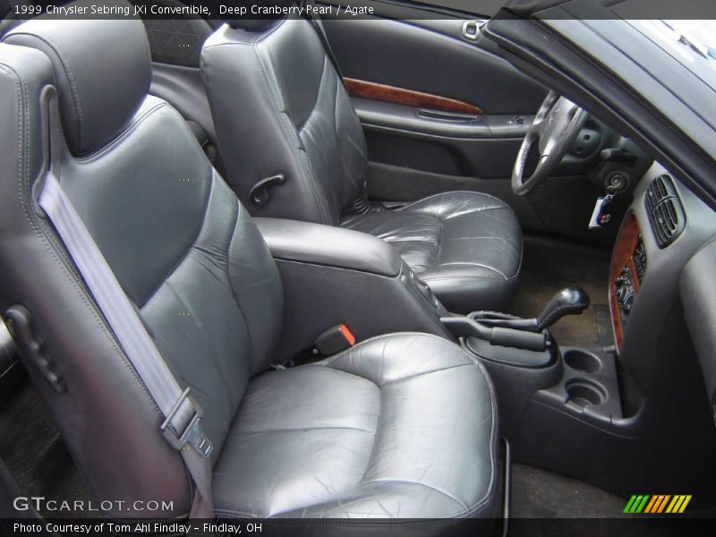 Deep Cranberry Pearl / Agate 1999 Chrysler Sebring JXi Convertible