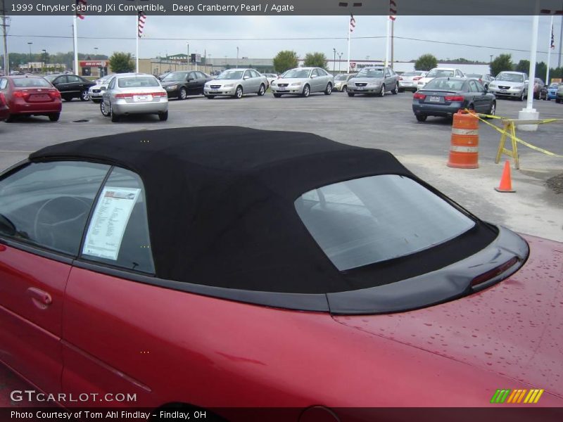 Deep Cranberry Pearl / Agate 1999 Chrysler Sebring JXi Convertible