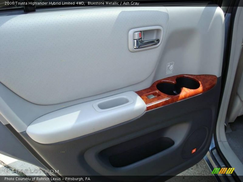 Bluestone Metallic / Ash Gray 2006 Toyota Highlander Hybrid Limited 4WD