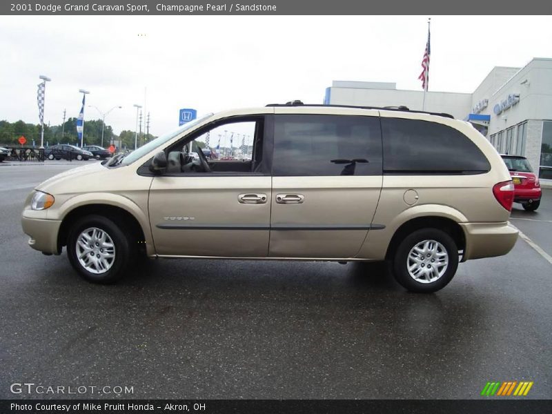 Champagne Pearl / Sandstone 2001 Dodge Grand Caravan Sport