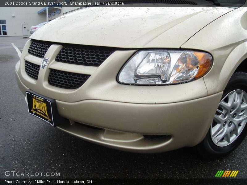 Champagne Pearl / Sandstone 2001 Dodge Grand Caravan Sport