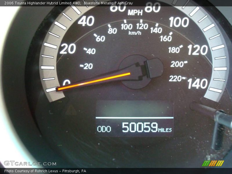 Bluestone Metallic / Ash Gray 2006 Toyota Highlander Hybrid Limited 4WD