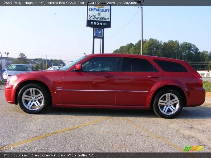 Inferno Red Crystal Pearl / Dark Slate Gray/Light Graystone 2005 Dodge Magnum R/T