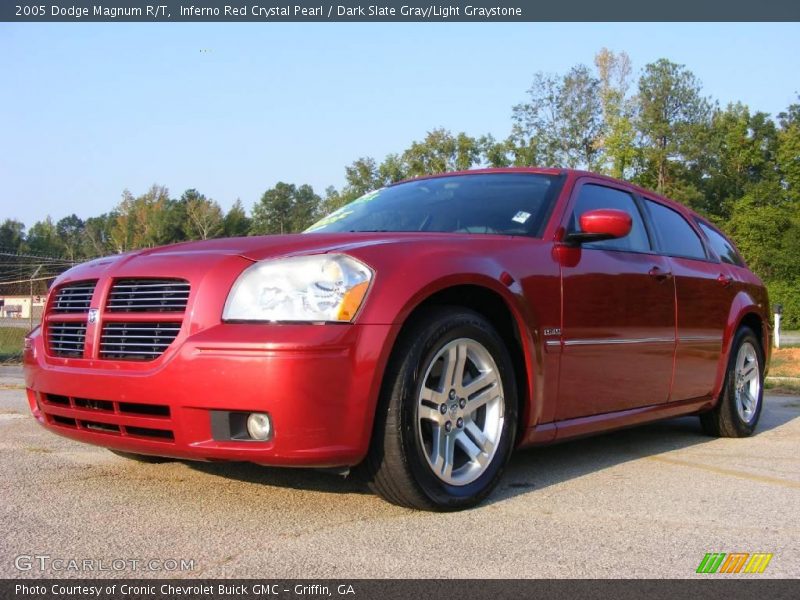 Inferno Red Crystal Pearl / Dark Slate Gray/Light Graystone 2005 Dodge Magnum R/T