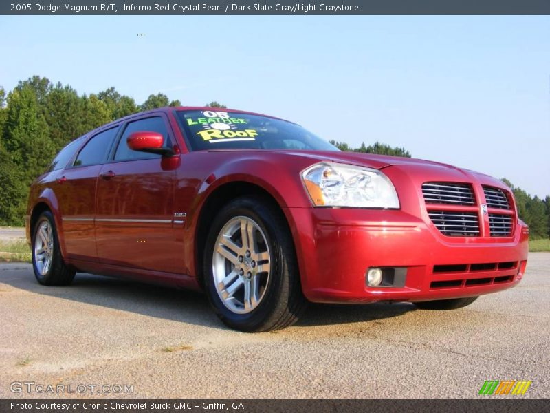 Inferno Red Crystal Pearl / Dark Slate Gray/Light Graystone 2005 Dodge Magnum R/T