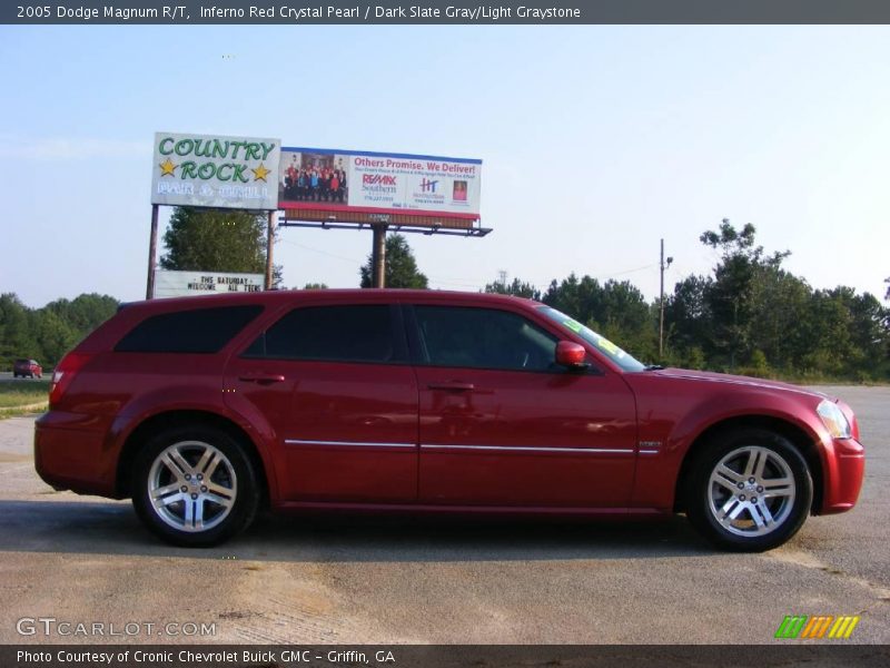 Inferno Red Crystal Pearl / Dark Slate Gray/Light Graystone 2005 Dodge Magnum R/T