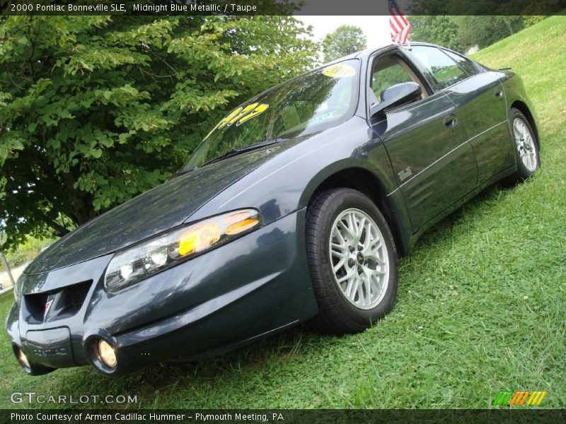 Midnight Blue Metallic / Taupe 2000 Pontiac Bonneville SLE