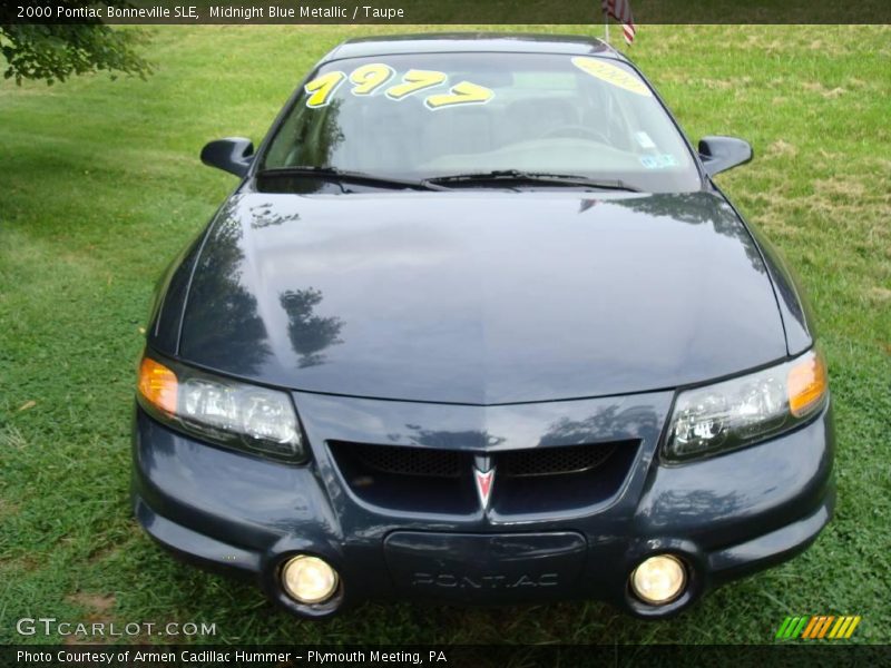 Midnight Blue Metallic / Taupe 2000 Pontiac Bonneville SLE