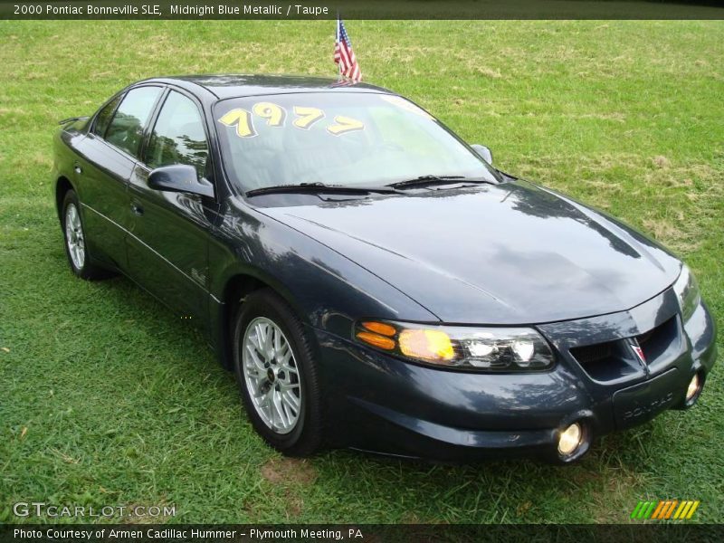 Midnight Blue Metallic / Taupe 2000 Pontiac Bonneville SLE