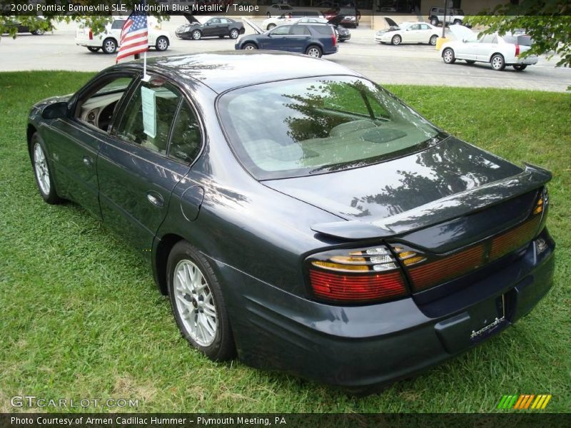 Midnight Blue Metallic / Taupe 2000 Pontiac Bonneville SLE