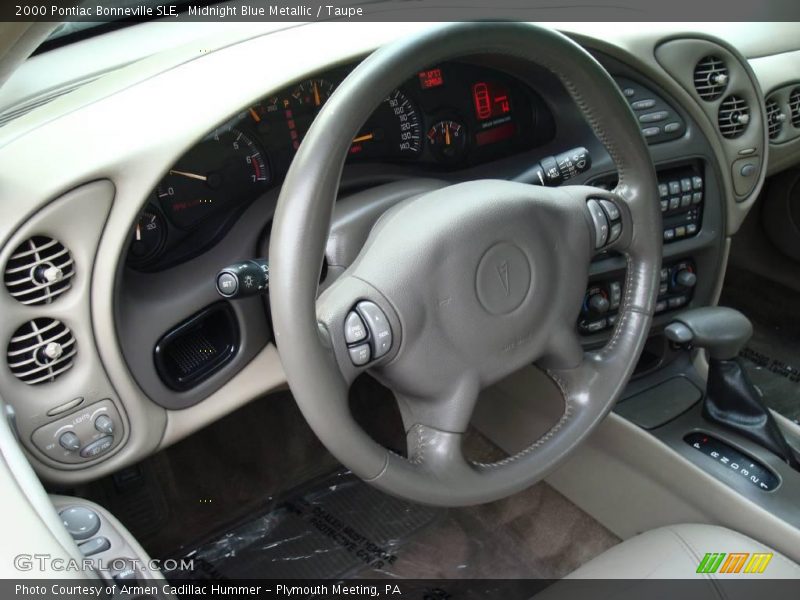 Midnight Blue Metallic / Taupe 2000 Pontiac Bonneville SLE