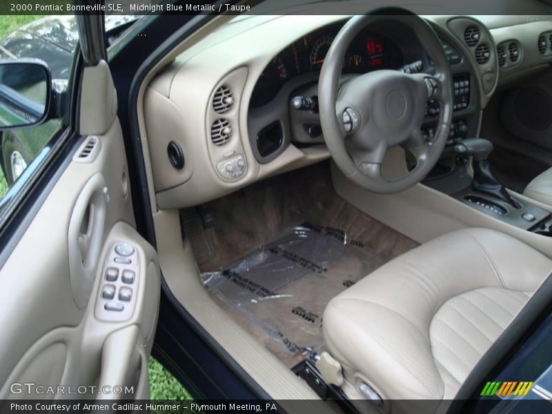Midnight Blue Metallic / Taupe 2000 Pontiac Bonneville SLE