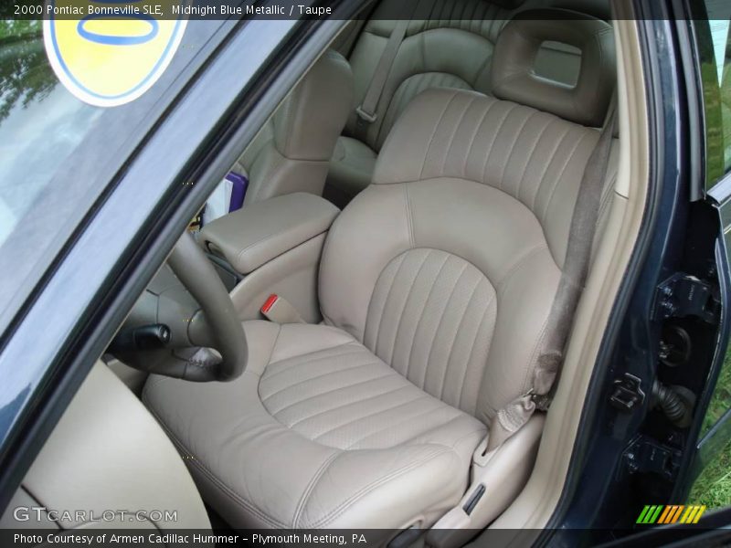 Midnight Blue Metallic / Taupe 2000 Pontiac Bonneville SLE